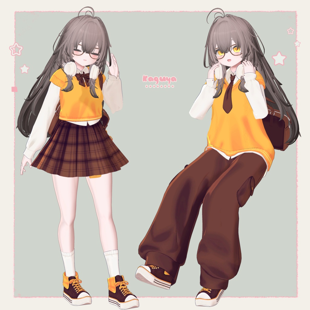【13アバター】 Campus Archive Outfit 【11 color】