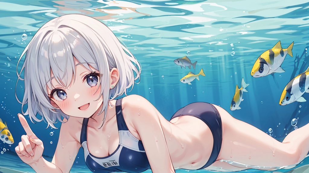 【フリーBGM】お魚達と水中探検