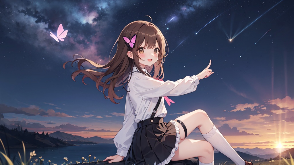 流星群と希望の光