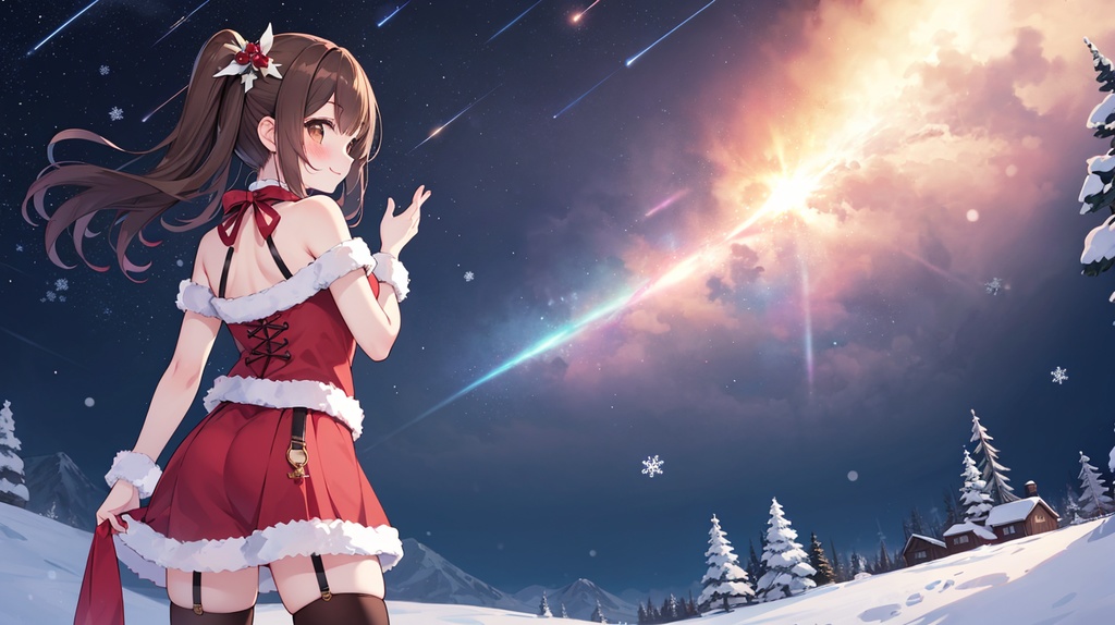 聖夜の流星群