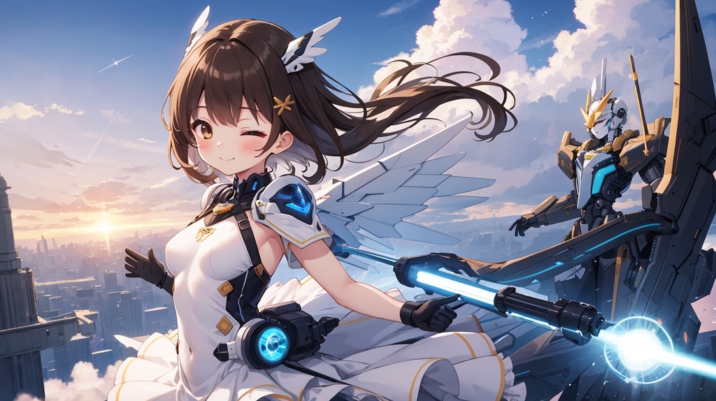 機械仕掛けの巨人兵と魔砲少女