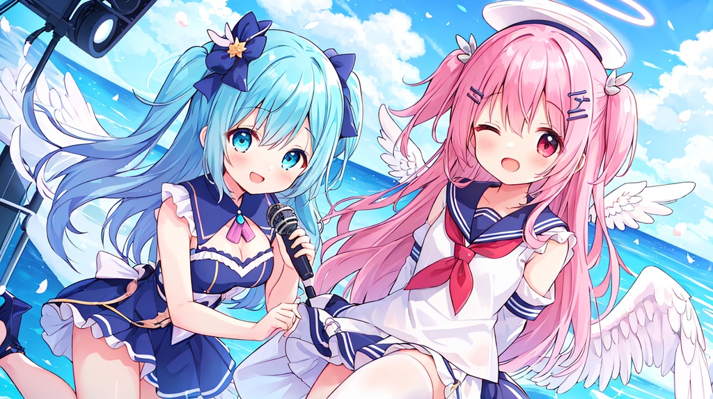 天使とマーメイドの夏ライブ♪～きらめく海辺のハーモニー～