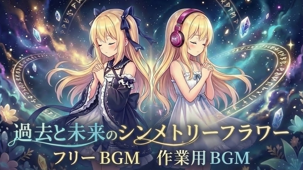 過去と未来のシンメトリーフラワー