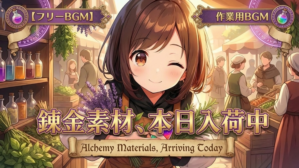 錬金素材、本日入荷中
