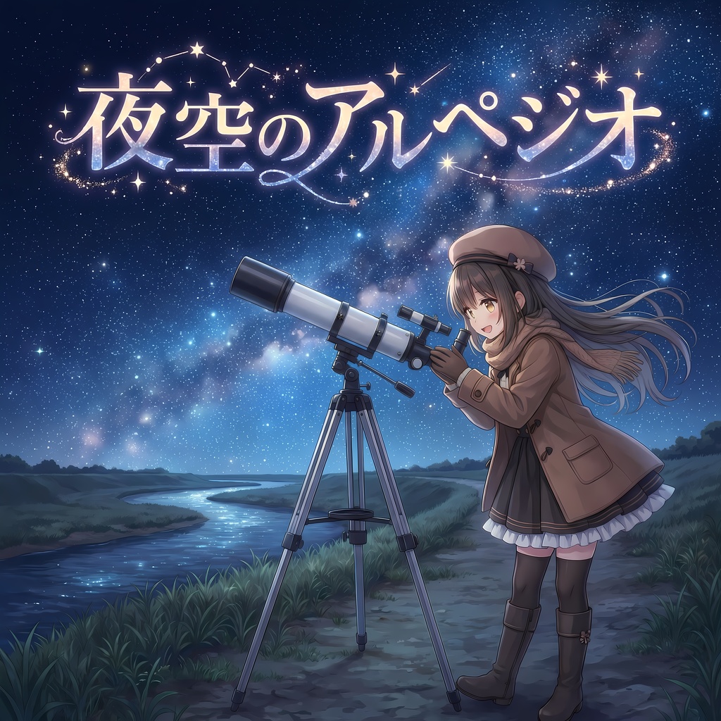 【フリーBGM】夜空のアルペジオ