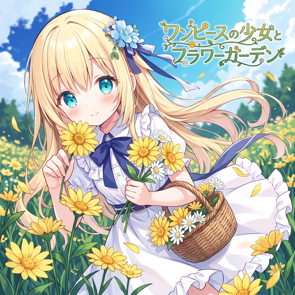 【フリーBGM】ワンピースの少女とフラワーガーデン