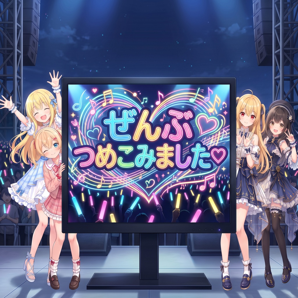 【フリーBGM】ぜんぶつめこみました♡