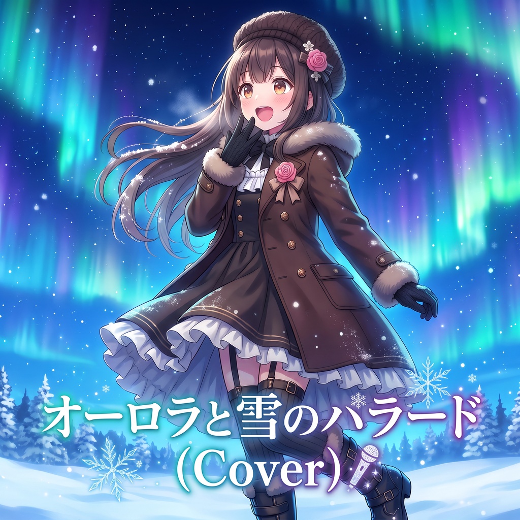 【フリーBGM】オーロラと雪のバラード（Cover）