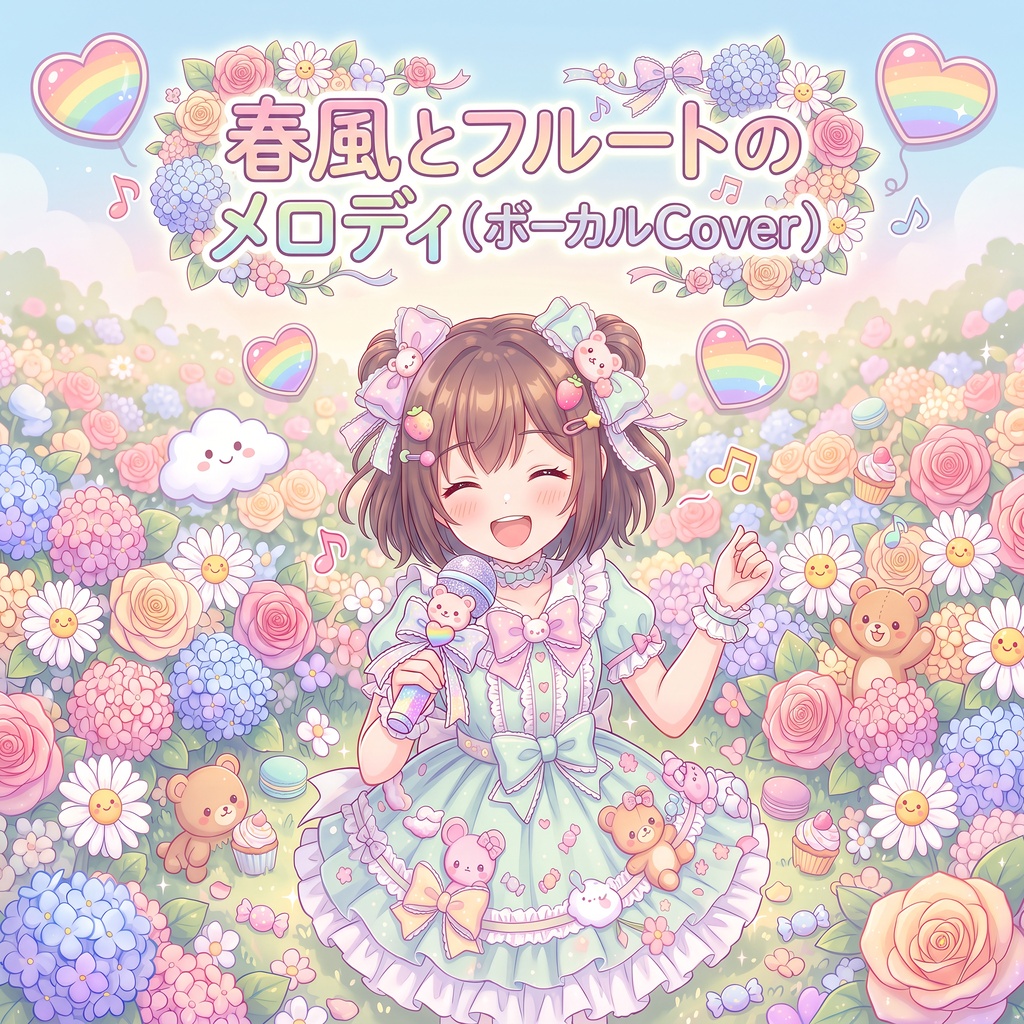 【オリジナル楽曲】春風とフルートのメロディ（ボーカルCover）