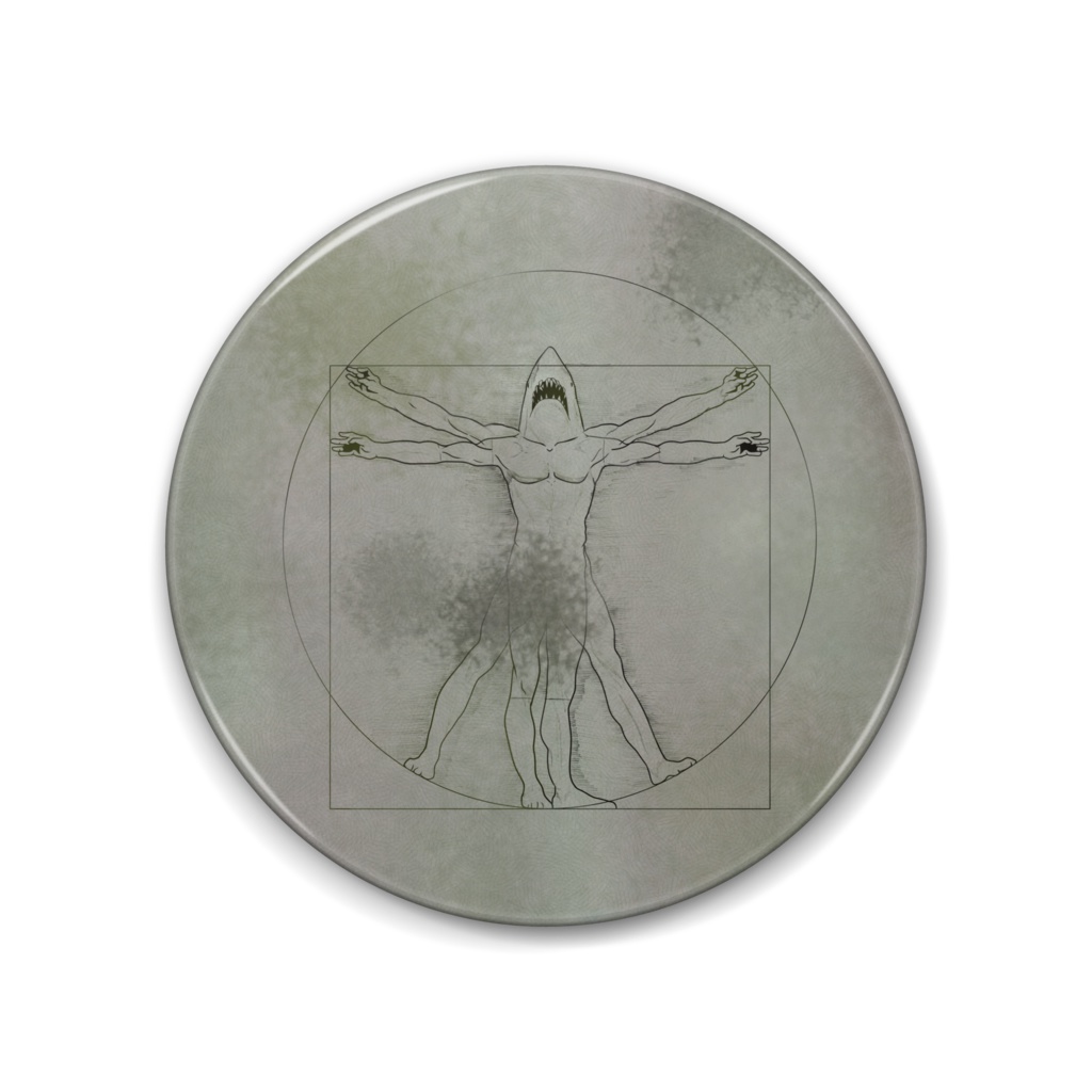 ウィトルウィウス的鮫人体図