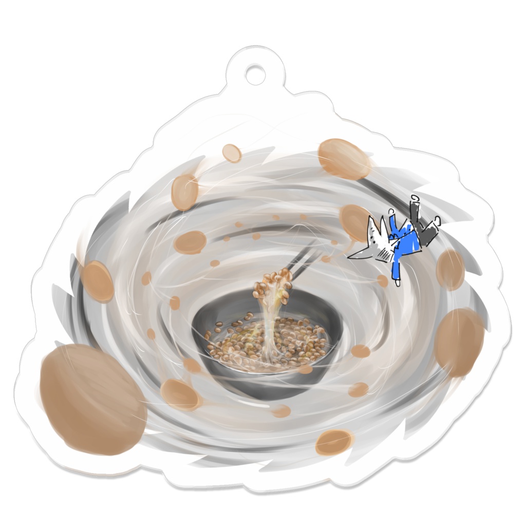 キラー納豆とゆるふわサメ人間