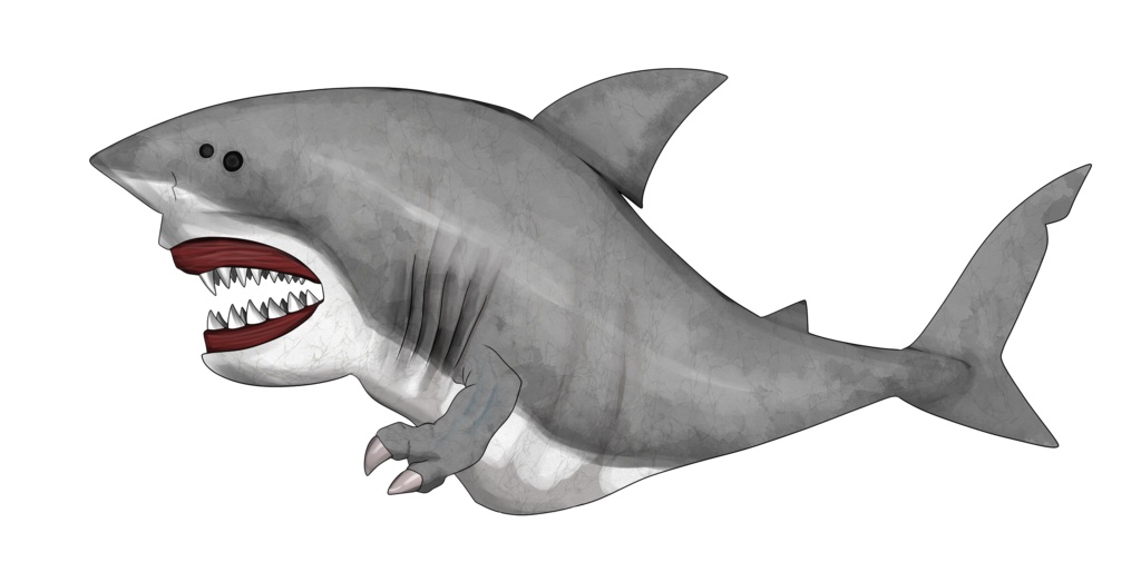 映画ザメイラスト素材