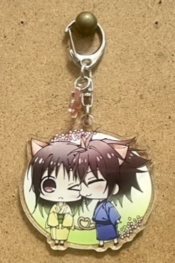 沖田・千鶴 桜チャーム付アクリルキーホルダー