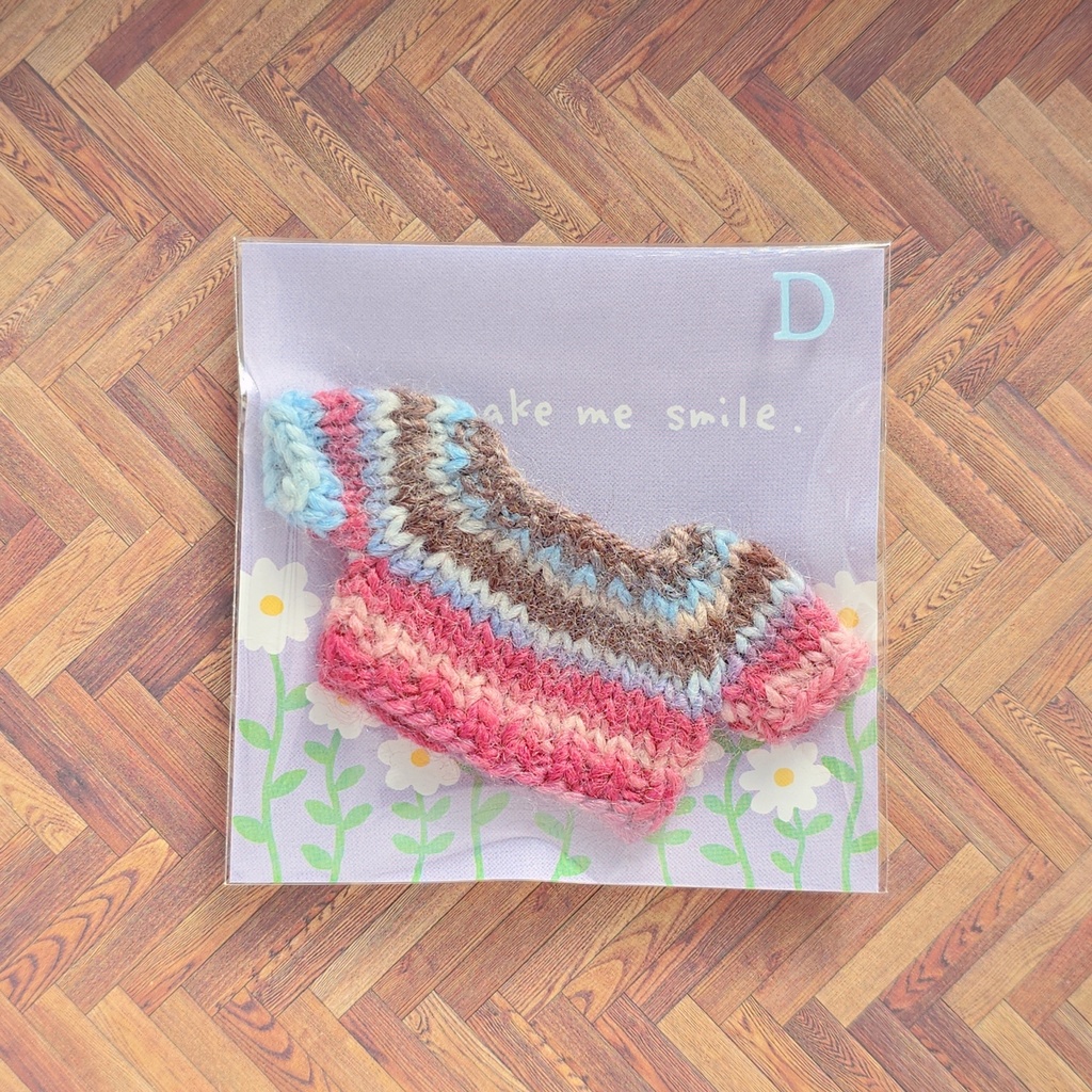 カラフル ぬい セーター ベリー(10~11cmぬい用)