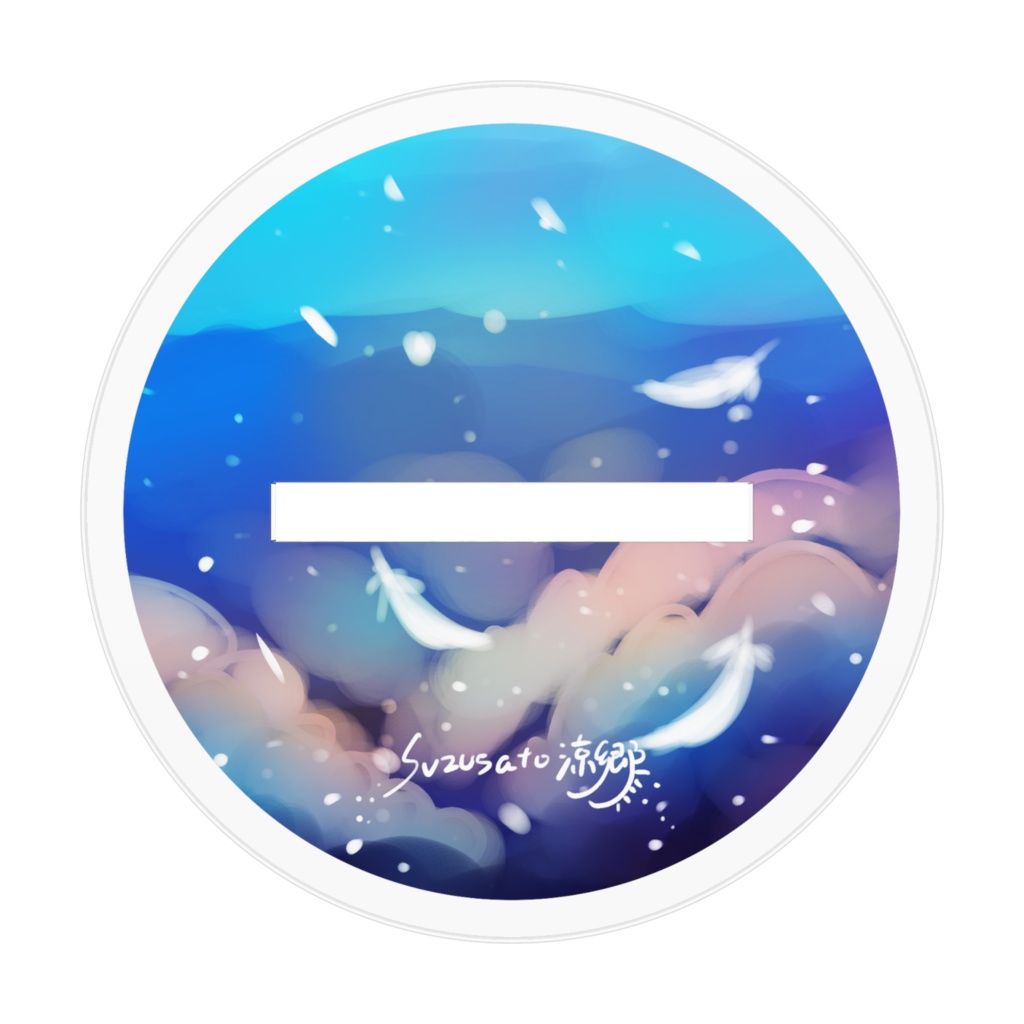 【虹色鳥】天使鳥 ツインテール アクリルフィギュア