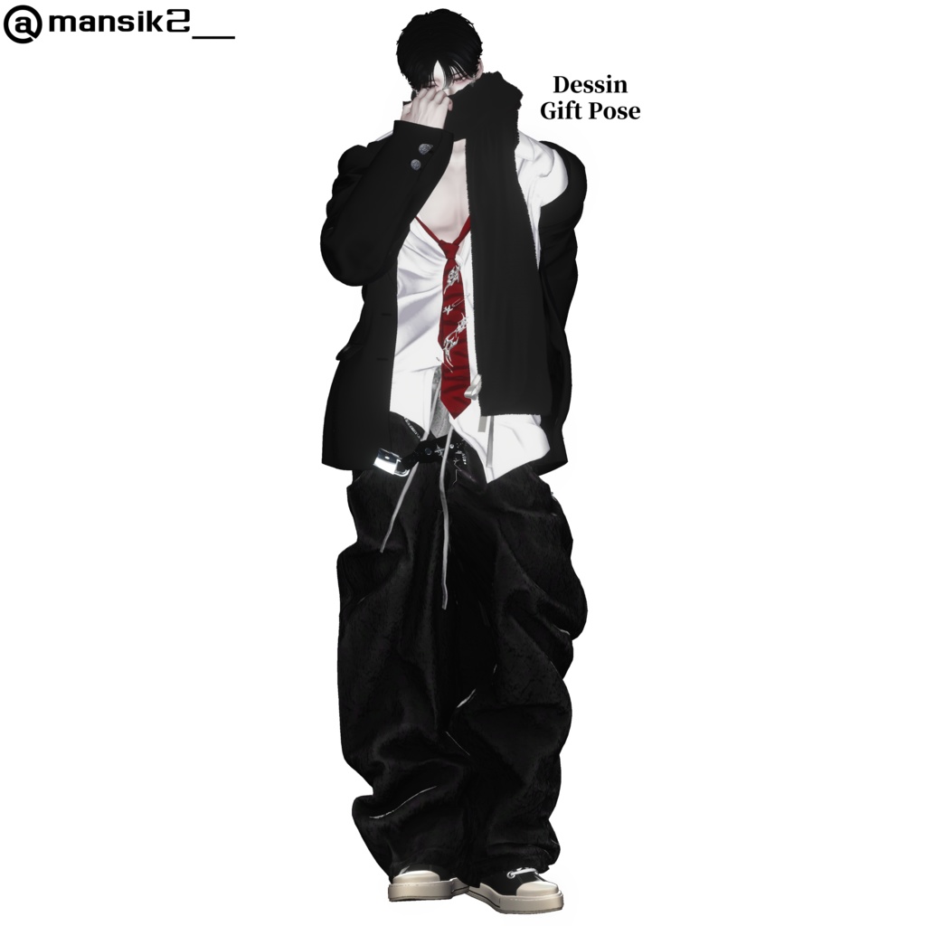 Dessin_muffler_set (+Gift Pose)