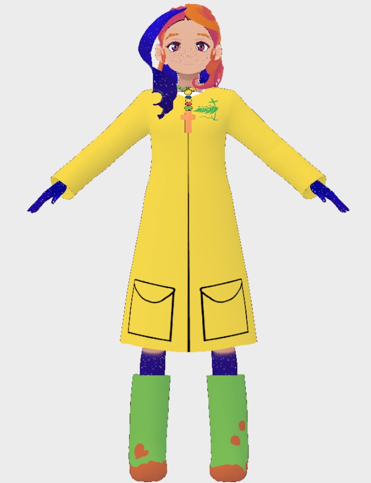 Luce (Vatican Mascot) outfit and accessories