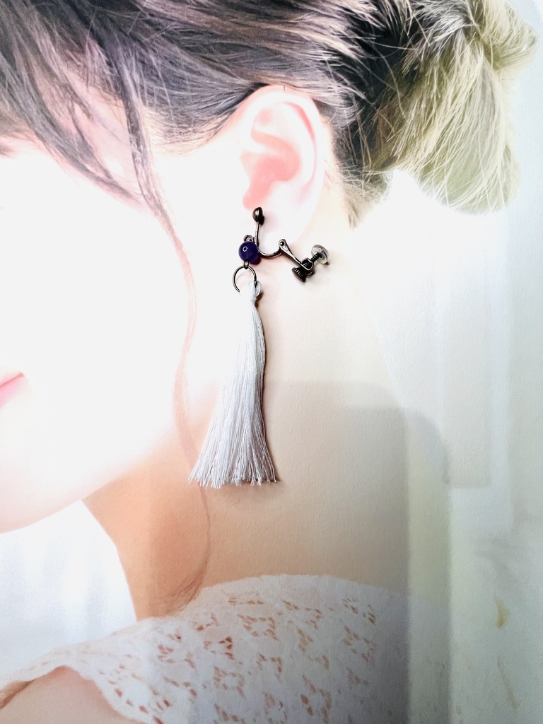 水星の魔女 エラン・ケレス イメージ イヤリング(ピアスへ変更ok)