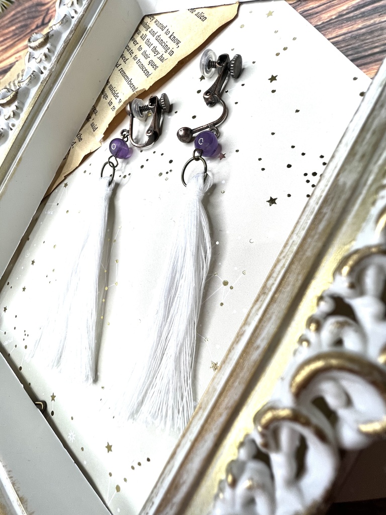 水星の魔女 エラン・ケレス イメージ イヤリング(ピアスへ変更ok)