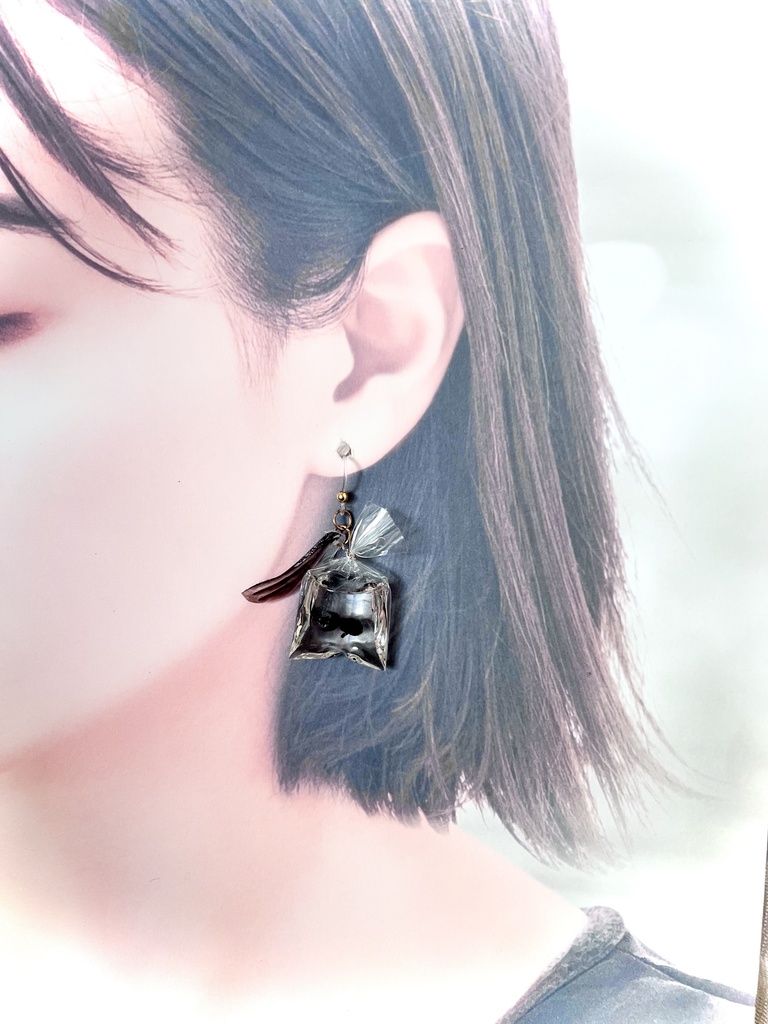 きんぎょ姫 浴衣におすすめ 涼しげなデザイン ※イヤリング/ピアス変更歓迎🆗