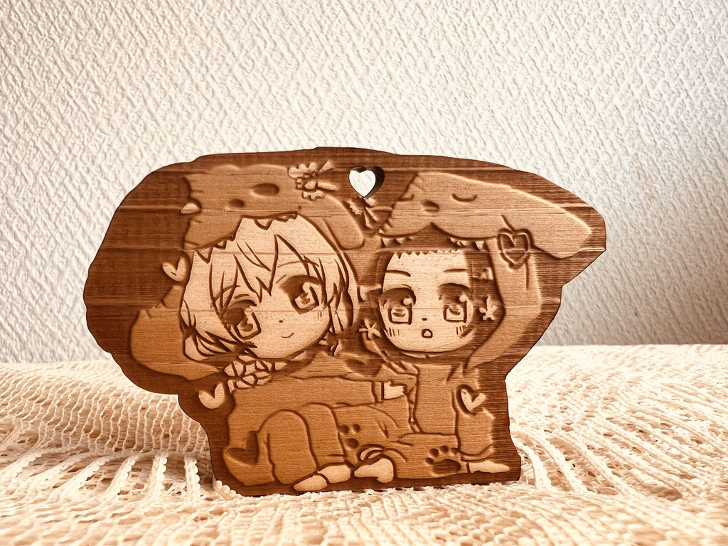 ゾンビランドサガ ふらんしゅしゅ!ウッドキーホルダー