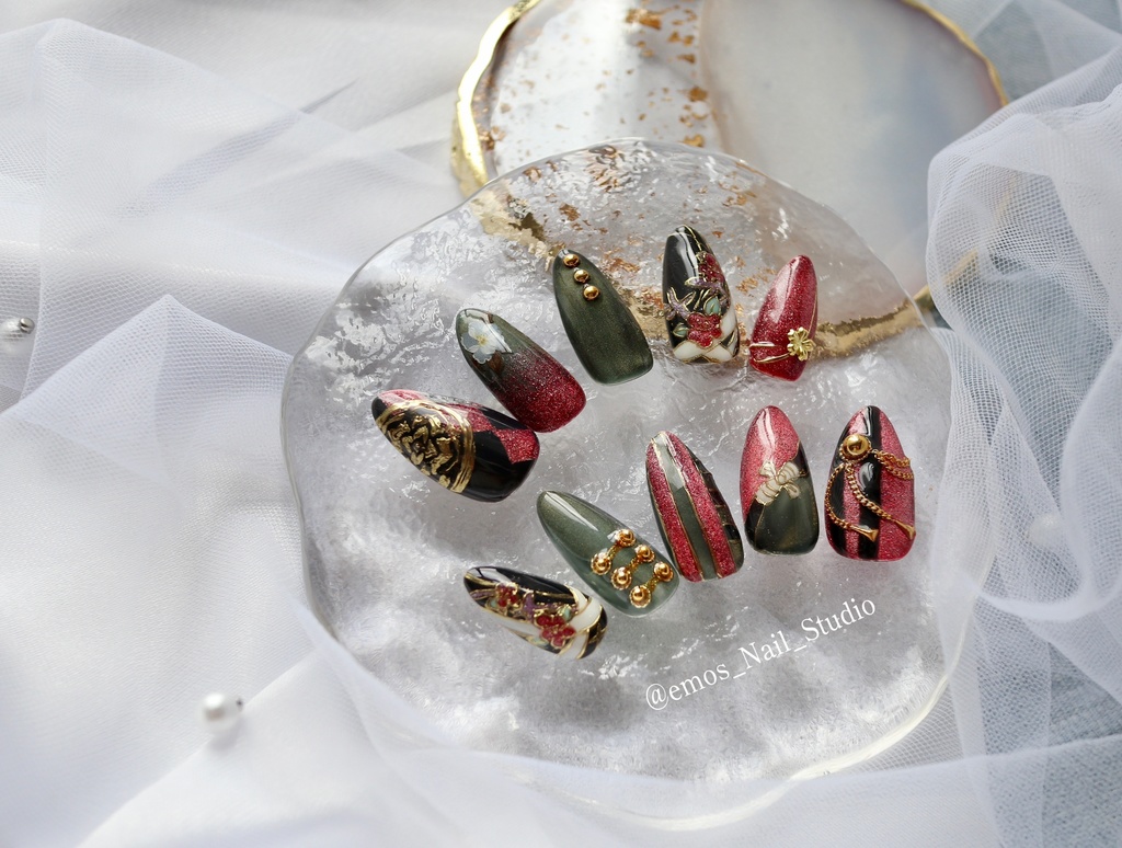 刀剣乱舞 加州清光(極)イメージ ネイルチップ