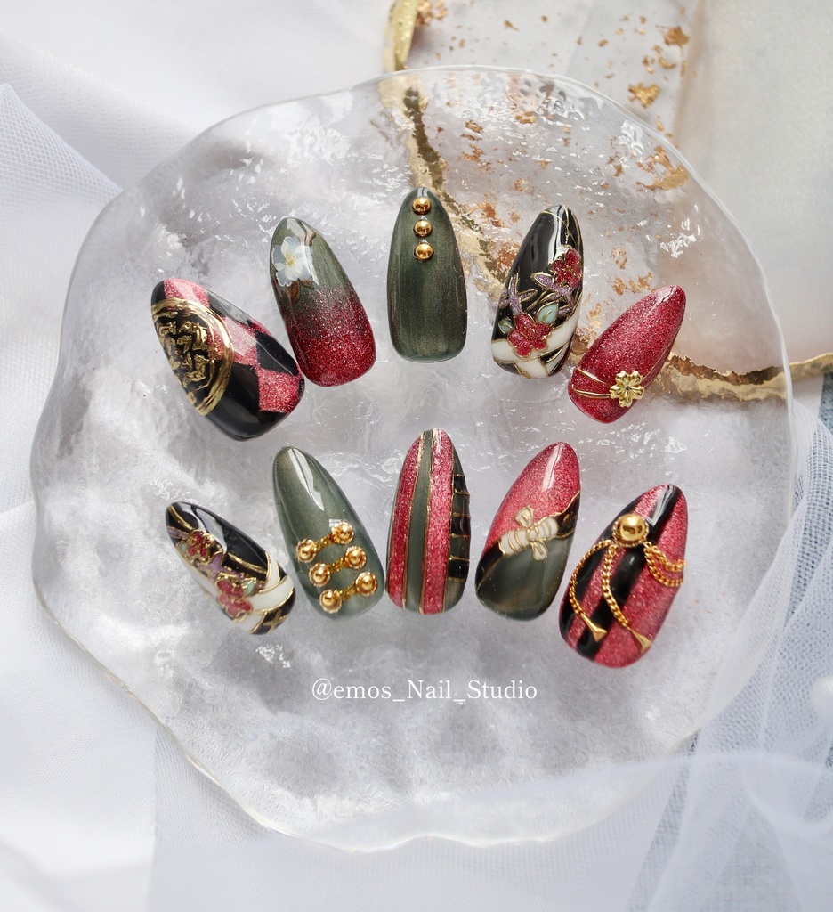 刀剣乱舞 加州清光(極)イメージ ネイルチップ