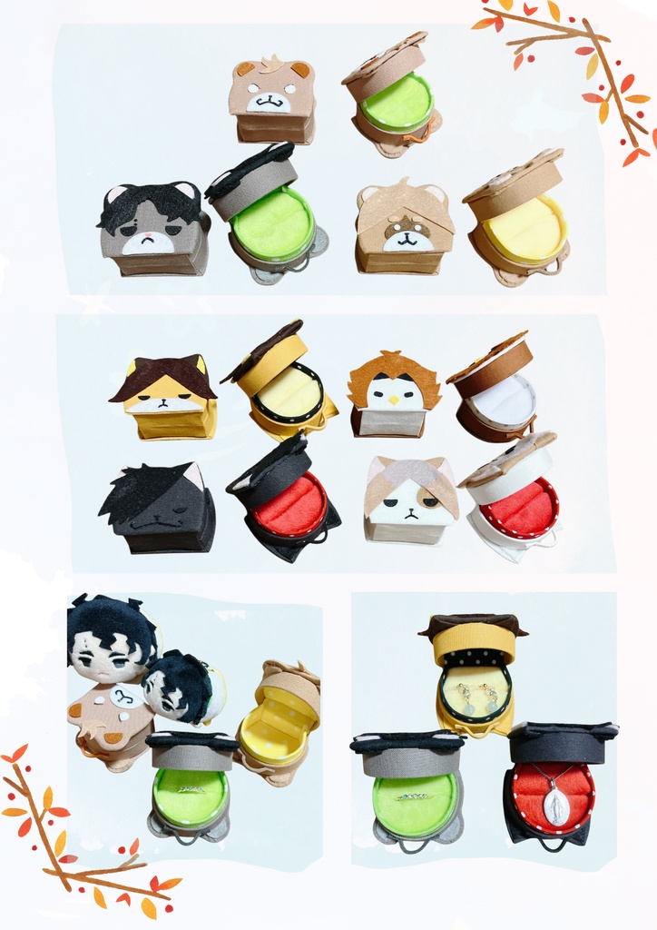 ハイキュー!! キャラモチーフミニトランク アクセサリーケース 小物入れ