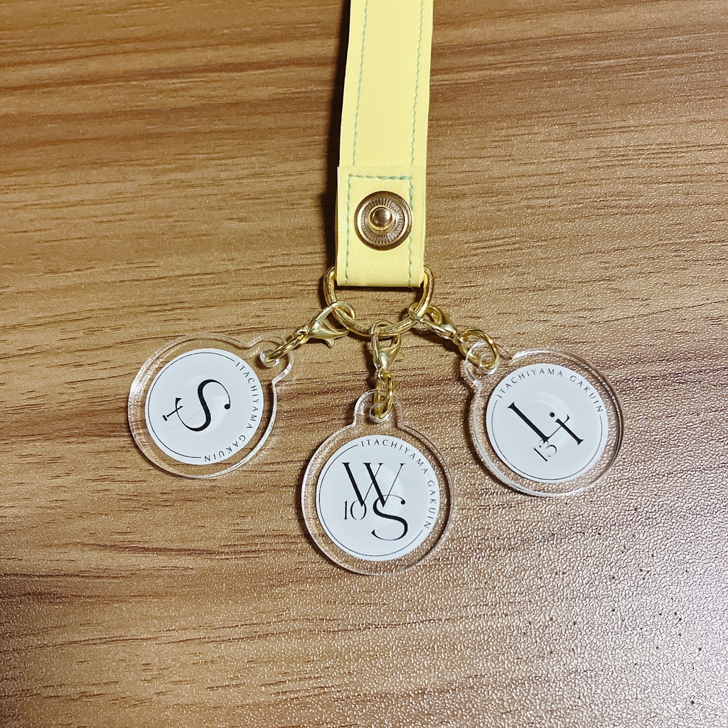 ハイキュー!! 佐久早、古森、飯綱モチーフアクリルチャーム(シリコンリング付き)