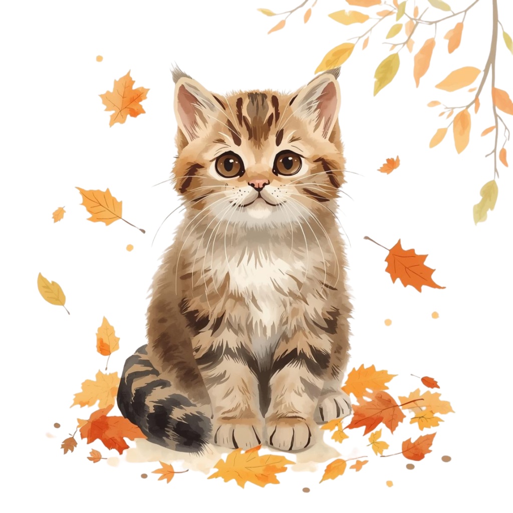 Holiday Cat Clip Art