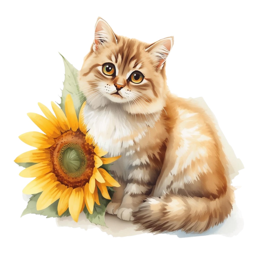 Holiday Cat Clip Art