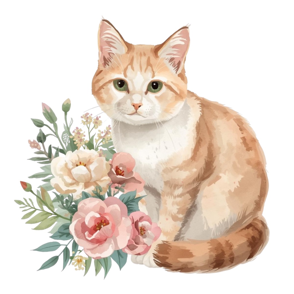 Holiday Cat Clip Art