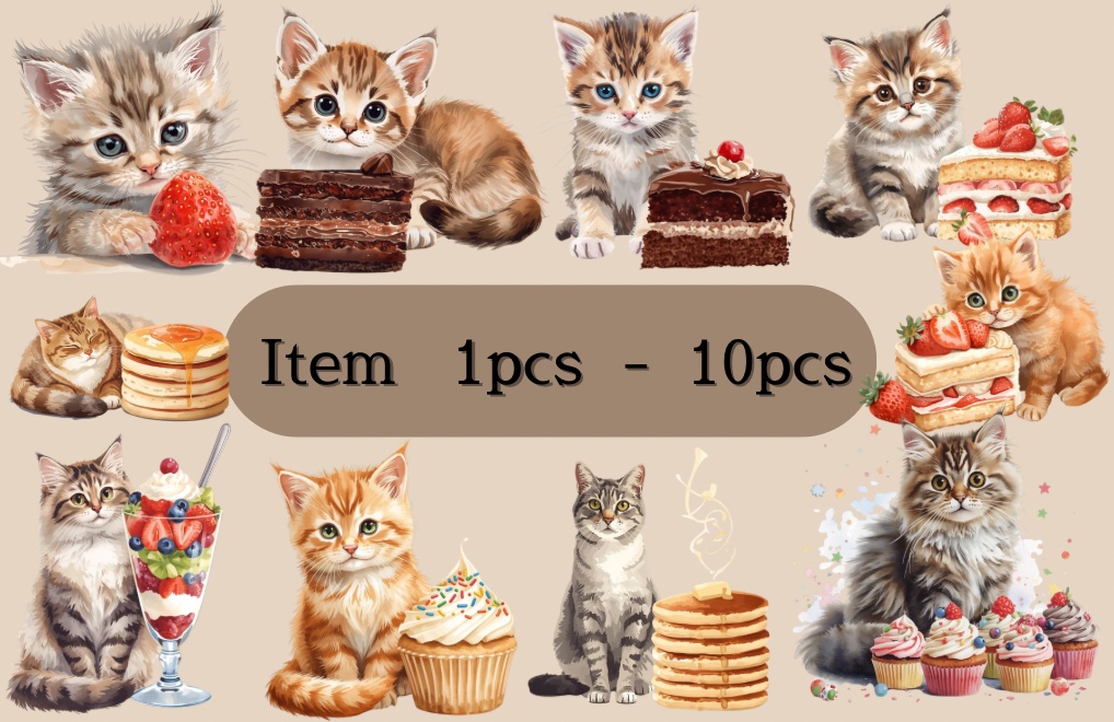 Sweets Cat Clip Art