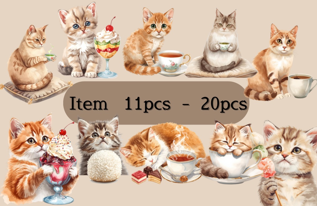 Sweets Cat Clip Art