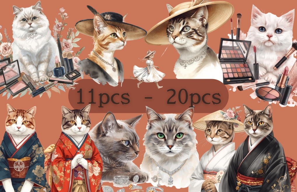 Fashion Cat Clip Art