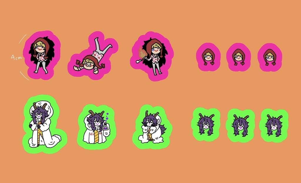 ワンピフレークシール(コラソン・シーザークラウン)