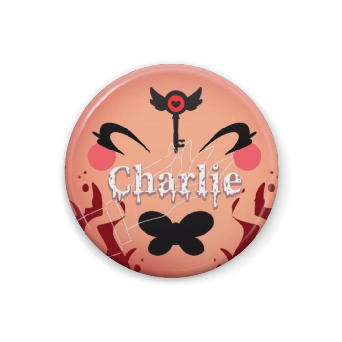 ハズビンキャラモチーフミニ缶バッジ