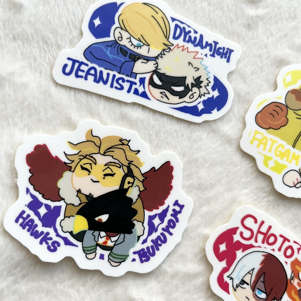 ヒロアカ 師弟ステッカー