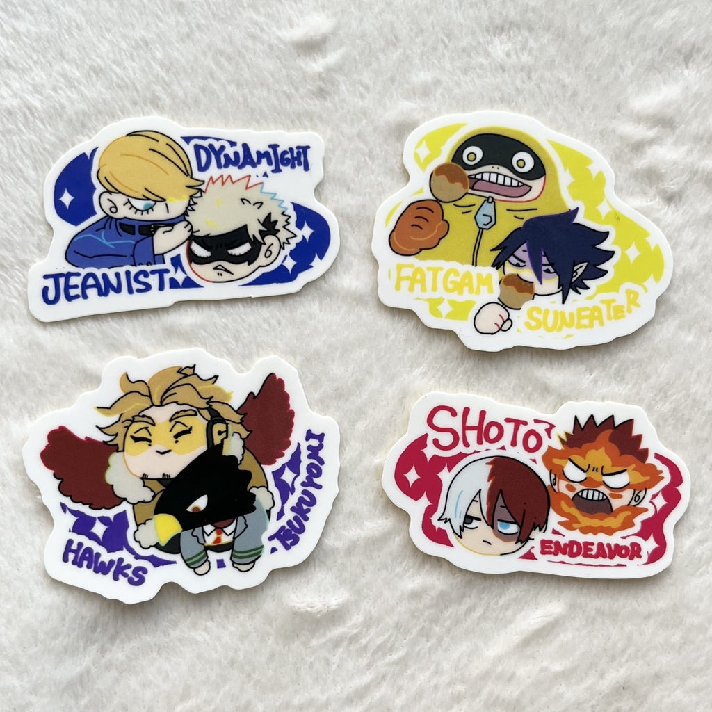 ヒロアカ 師弟ステッカー