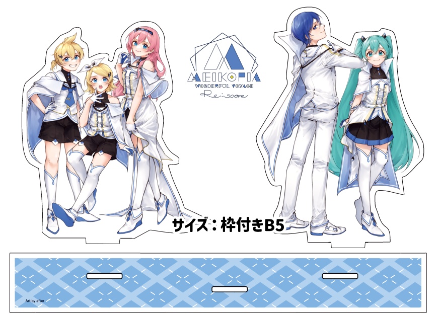 MEIKIOPIA Re:Score　アクリルスタンドB 鏡音リン・レン・巡音ルカ・KAITO・初音ミク