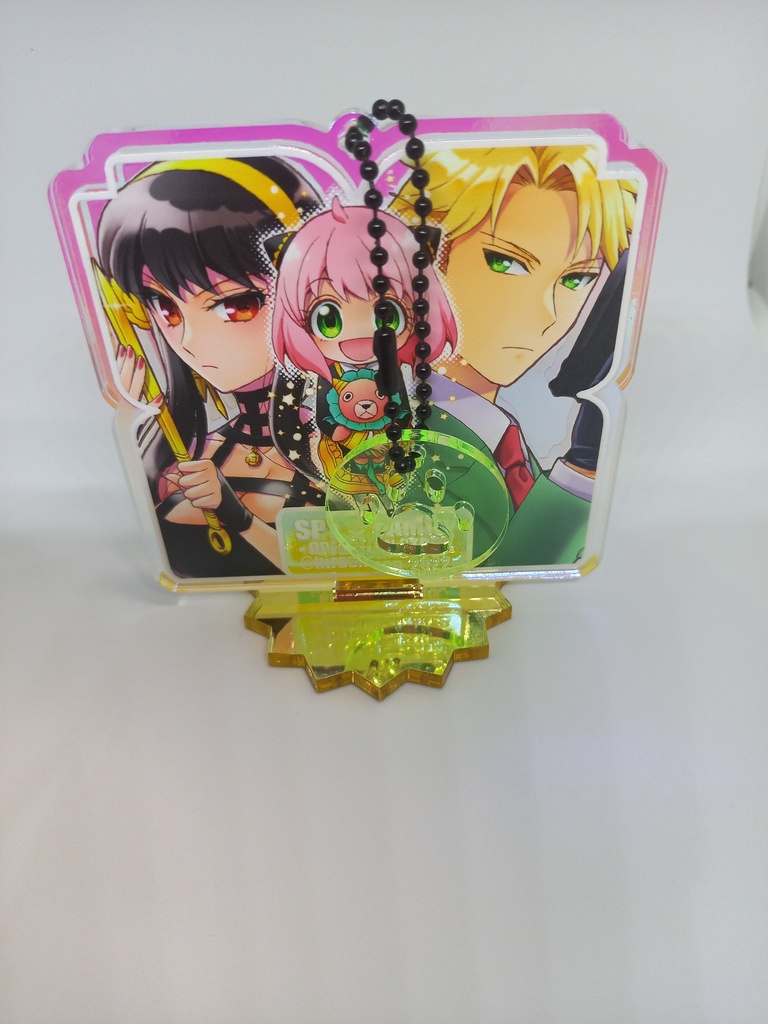 【SPY×FAMIRY】オーロラ色アクスタ(チャーム&チェーン付)