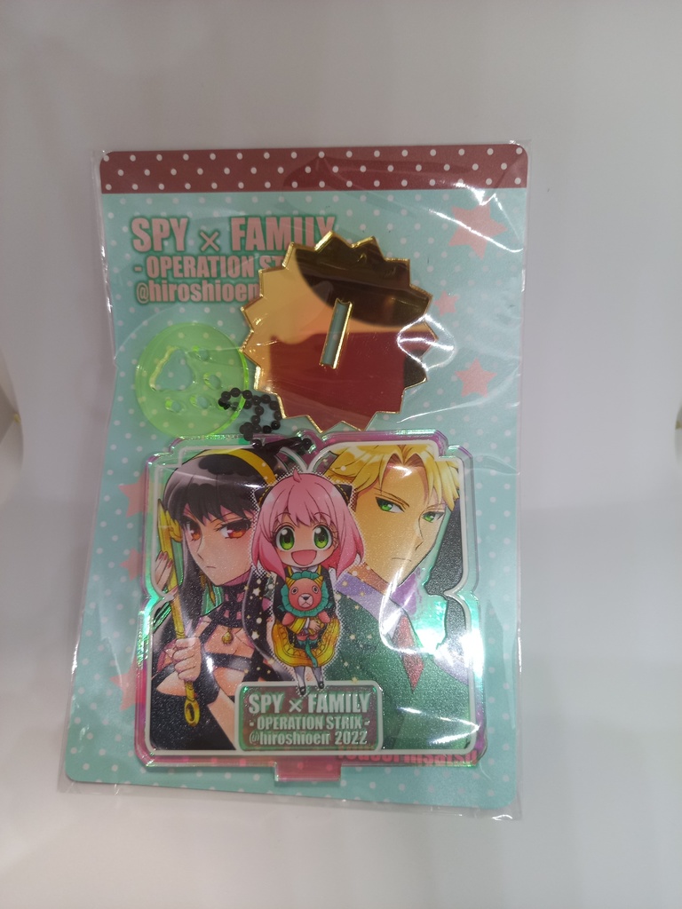 【SPY×FAMIRY】オーロラ色アクスタ(チャーム&チェーン付)