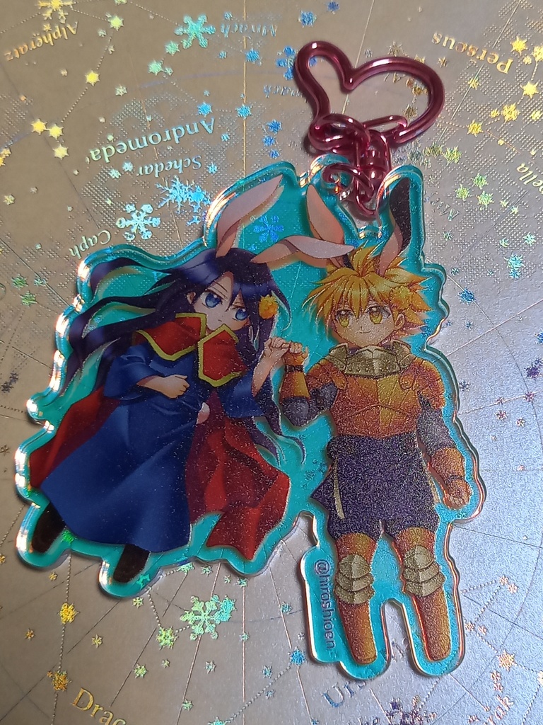 うさぎオルス&スト プリズムアクキー