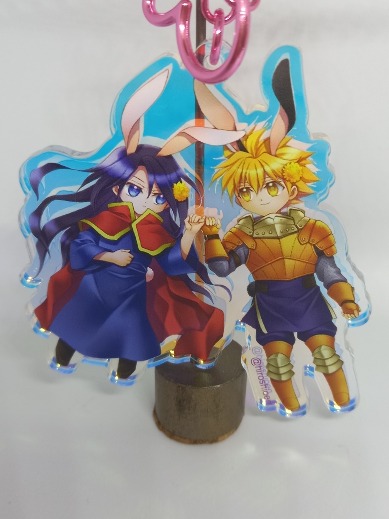 うさぎオルス&スト プリズムアクキー