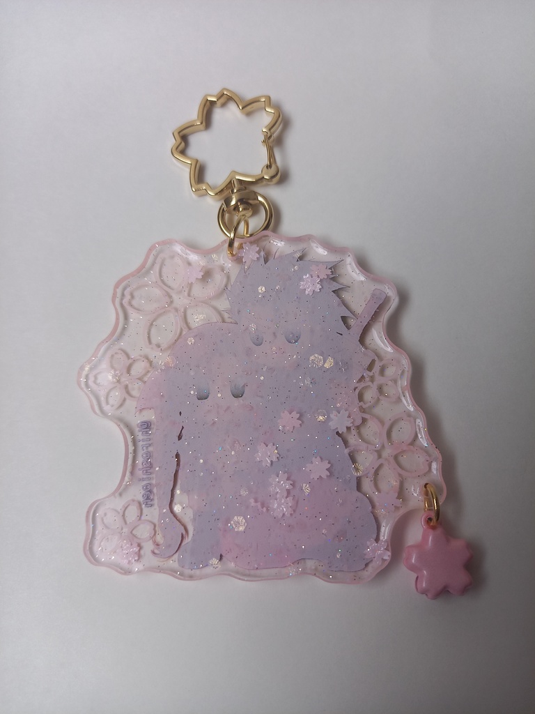 ザックス×エアリス 桜アクキー