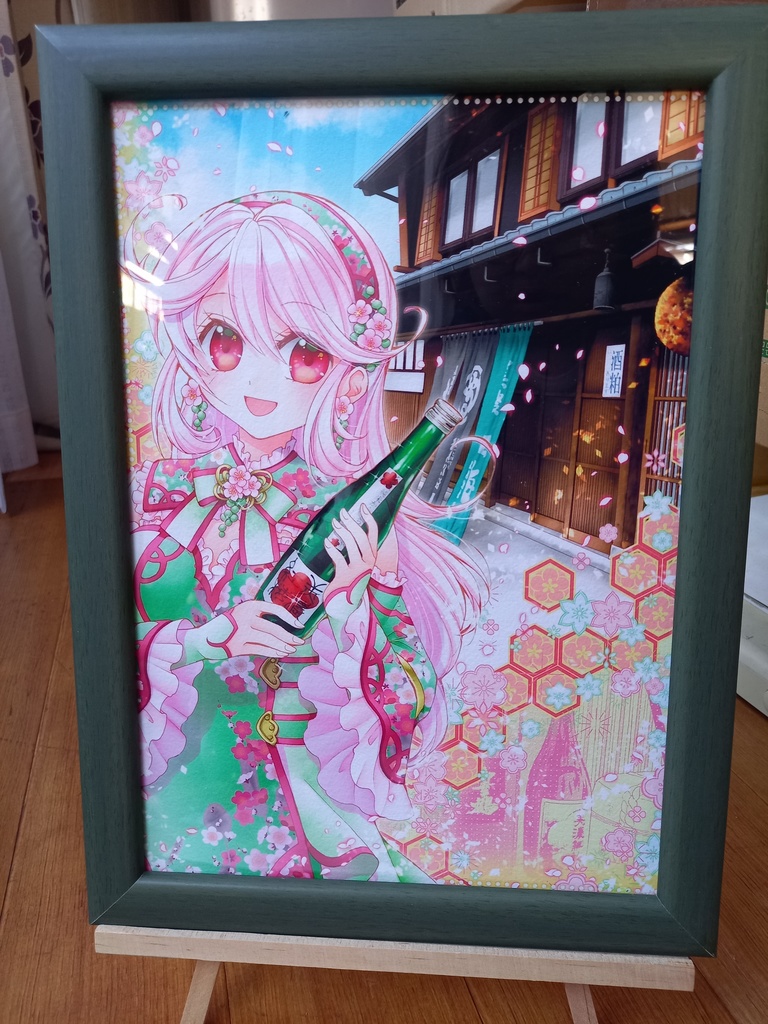 【岐阜の日本酒イラスト展】展示イラスト