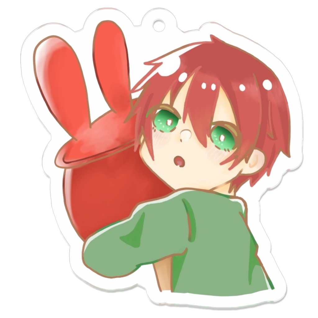 りんごアメアクキー(半身)コーティング有