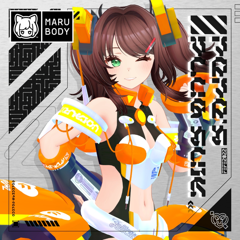 #MARUBODY 対応フルコーデ🤍Fefe's plug suit