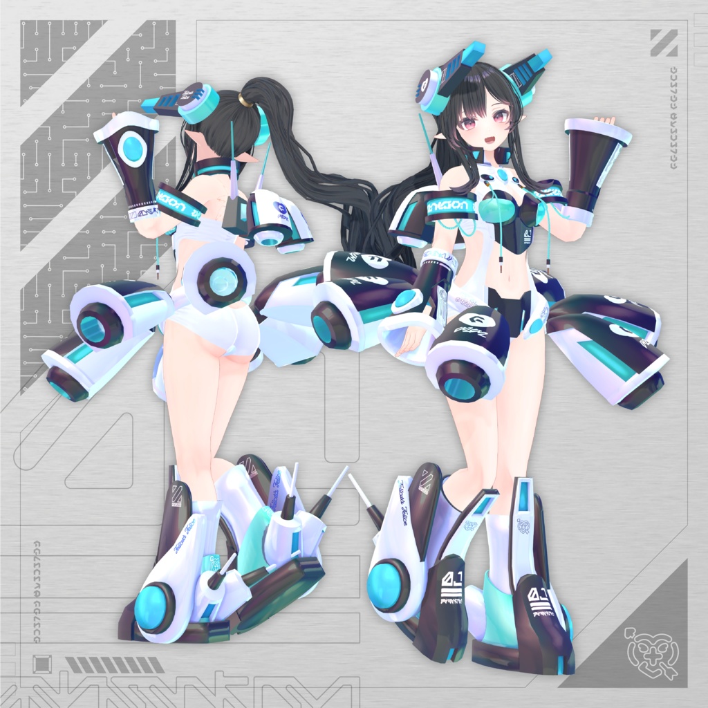 セレスティア対応フルコーデ🤍Fefe's plug suit