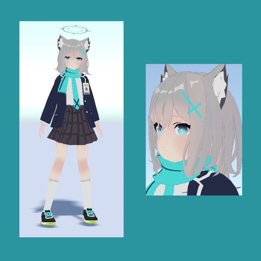 砂狼シロコ【VRM・MMD用】